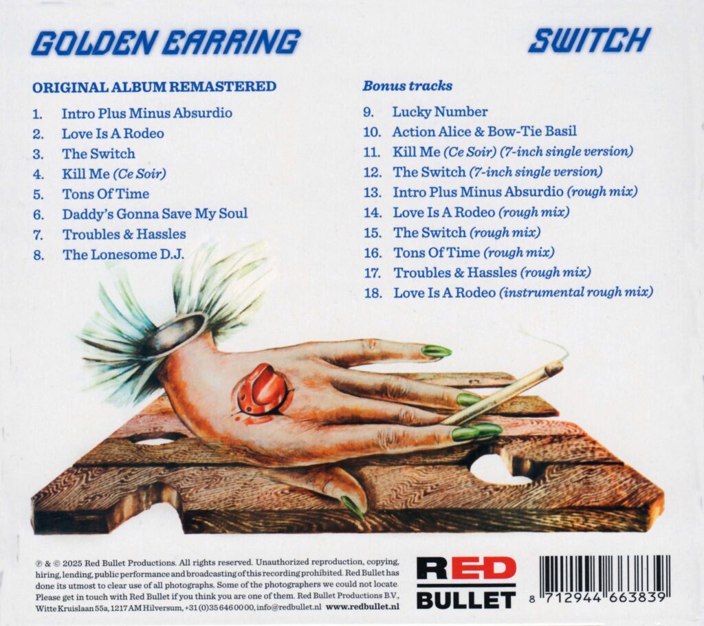 Golden Earring - Switch remastered and expanded back